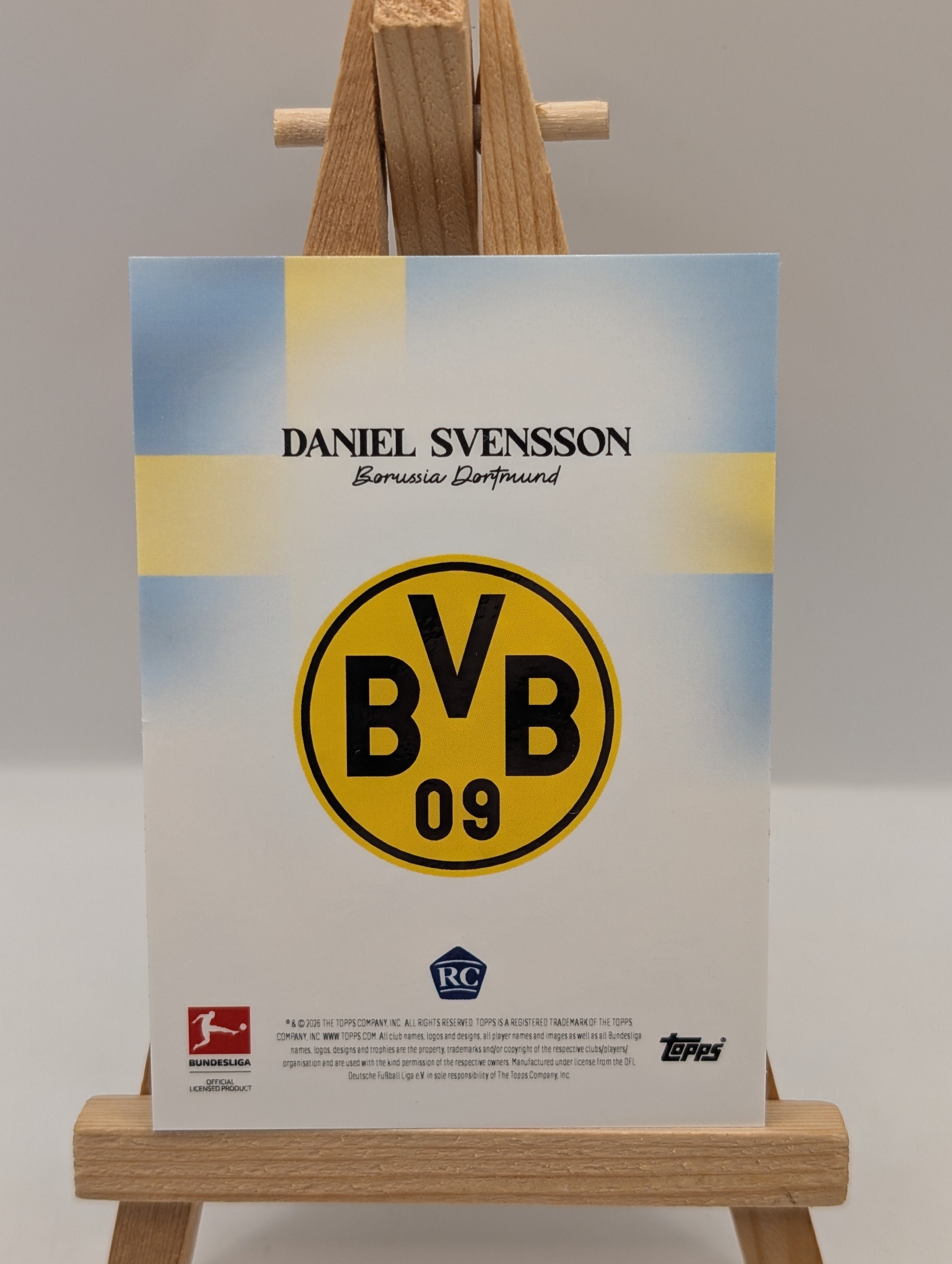 2025-26 Topps Bundesliga Daniel Svensson Black /10 RC Rookie FRENLY BRICKS - Open 7 Days